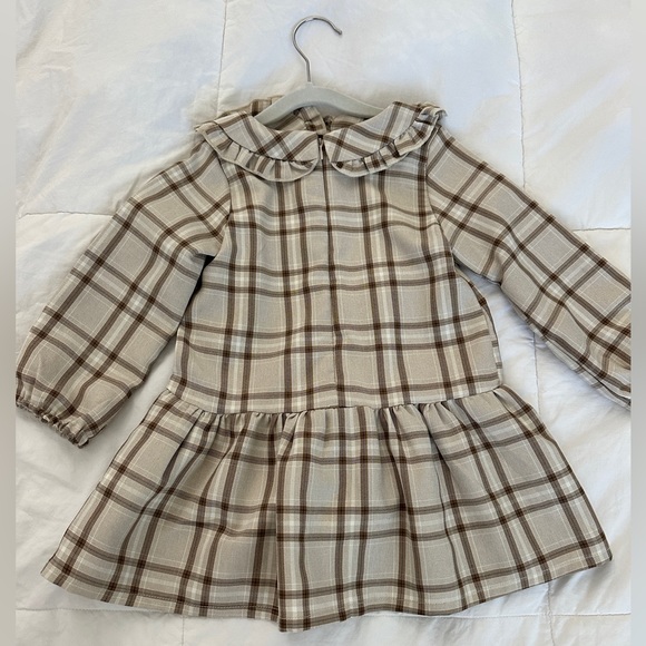Plaid Toddler Dress Size 90 (2T) - Picture 2 of 5